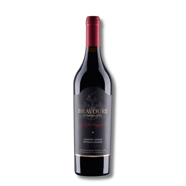 Vin Roșu Sec, Bravoure, Cabernet Sauvignon & Shiraz & Feteasca Neagra, Chateau Cristi, 0.75 L