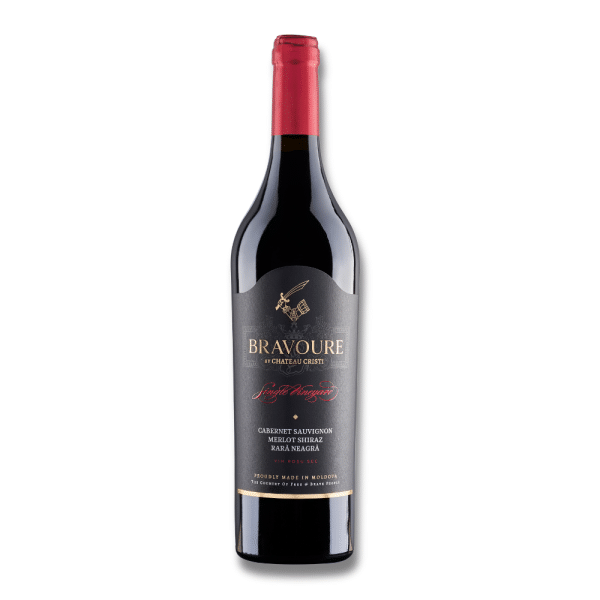 Vin Roșu Sec, Bravoure, Cabernet Sauvignon & Shiraz & Merlot & Rara Neagra, Chateau Cristi, 0.75L