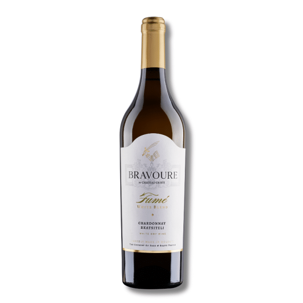 Vin Alb Sec, Bravoure, Fume Chardonnay & Rkatsitelli, Chateau Cristi, 0.75L