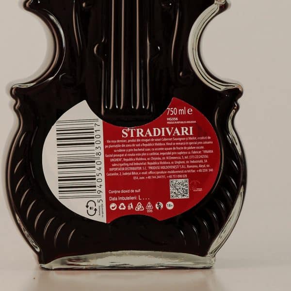 Vin UNGHENI Stradivari Rosu Demisec 0,75 L - Image 2