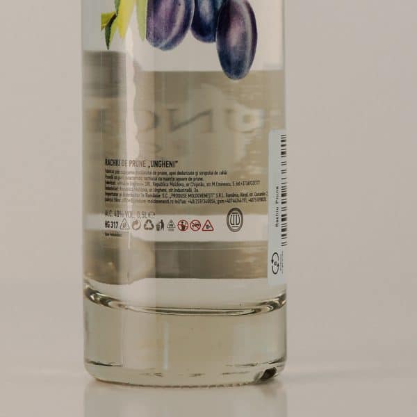 UNGHENI Rachiu de Prune 40% 0,5L - Image 2