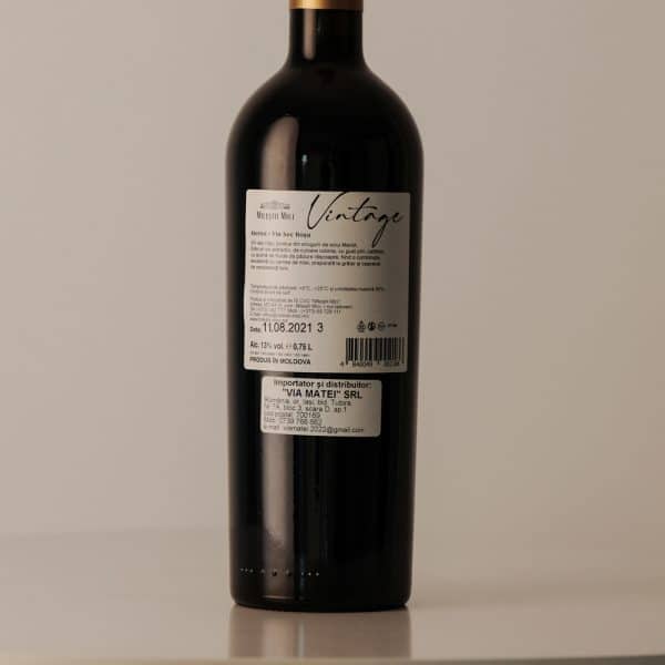 Vin Rosu Sec MILESTII MICI VINTAGE 2009 MERLOT - Image 2