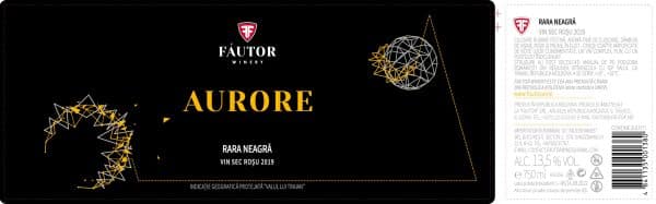 Vin rosu sec, Rara Neagra, Aurore, Fautor Winery, 0.75L - Image 2