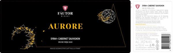 Vin rosu sec, Syrah - Cabernet Sauvignon, Aurore, Fautor Winery, 0.75L - Image 2