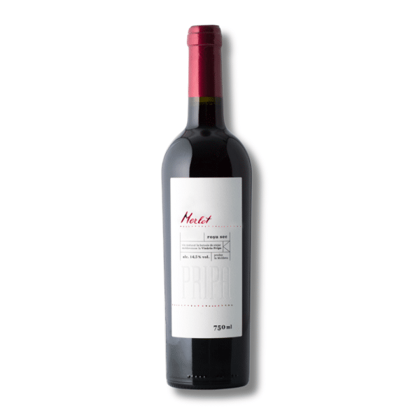 Vin Rosu Sec, Merlot, Pripa, 0,75L