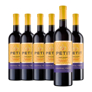 Pachet 6 x Vin Roșu Sec, Petit, Rara Neagra, Chateau Cristi, 0.75L