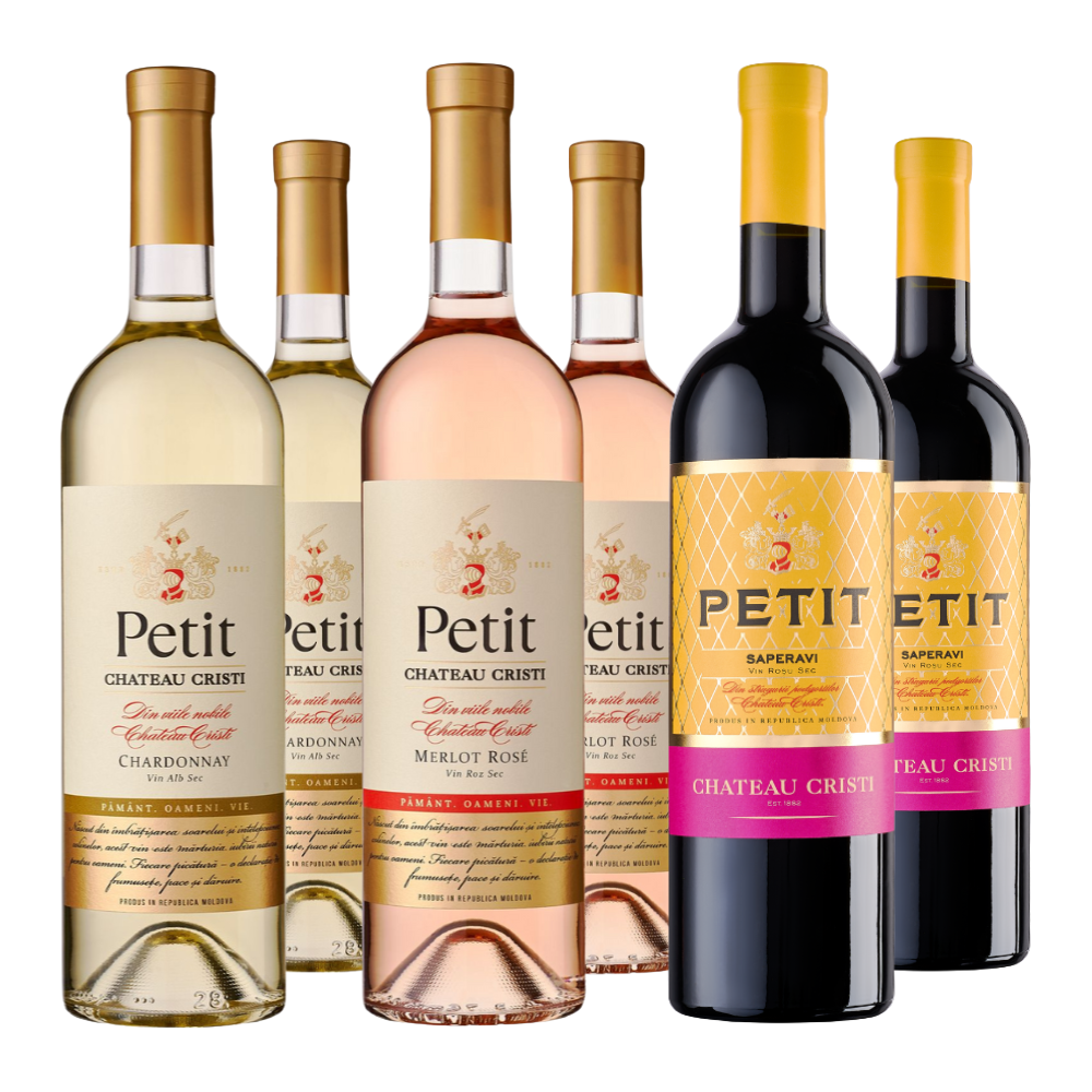 Pachet Mixt 6 Sticle Petit Chateau Cristi